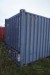 20 foot blue container see last