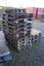 Various pallets and pallet frames.