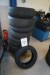 9 pcs. Tires for car and motorcycle