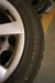 4 stk dæk med fælge til bil str 205/55 R16 91H nau str 110 mm inklusiv 4 stk fælge plus diverse hjulkapsler