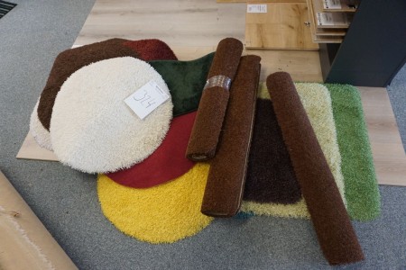 Lot of rya rugs.
