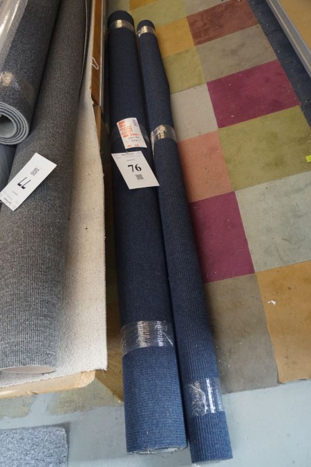 2 rolls of Bentzon blankets approx. 15 cm ^ 2 blue.