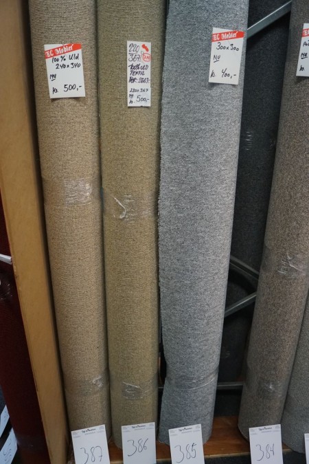 Kommerzieller Teppich aus 100% Wolle. 220 * 367 cm.