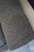 2 ruller tæpper. Mørk grå. 12 cm ^2 
