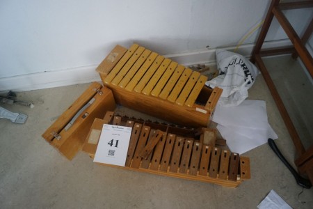 5 Stück Xylophone.