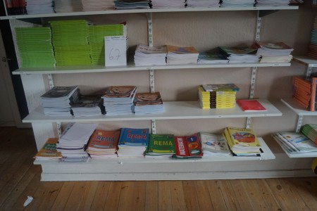 3 subjects with school books and booklets. Mathematics, English etc.