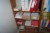 4 pcs. shelving 80 * 200 * 30. with various textbooks + booklets.