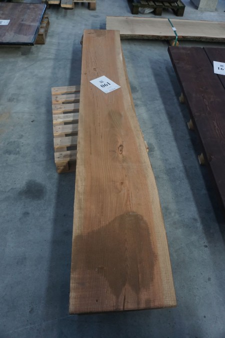 2 stk planker, l:260cm, b:40cm.