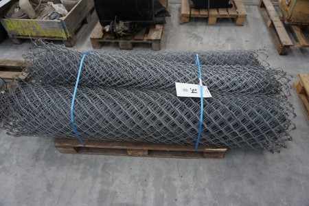 3 rolls of wire fence.