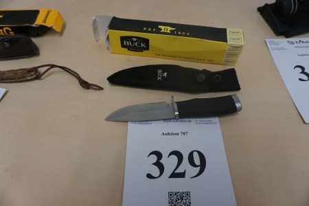 Jagt kniv fra BUCK total længde 22 cm blad længde 11 cm ny og ubrugt