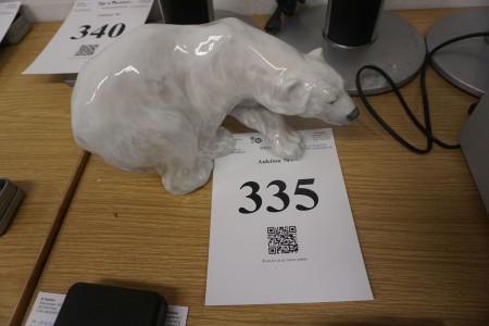 Polar Bear, Royal Copenhagen Figure # 1137