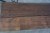 Wooden table of 2 planks, l: 220cm, b: 65cm.