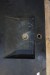 Compact laminate sink black, 162x54.5cm.