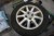 Peugeot alloy wheels with winter tires.