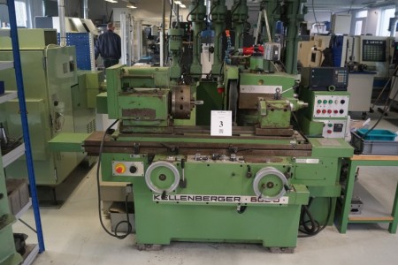 Circular grinder Kellenberger 600U With digital X, Y readout Sony Magnescale LH11 Length of sled 153 with center cartridge and equipment in pallet, as well as Tool cabinet with spare parts.