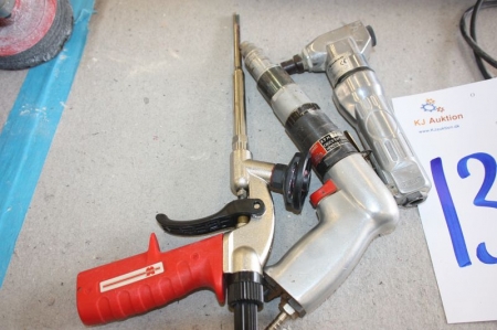 3 air tools. Einhell nibblers + Desoutter Drill + Würth paint gun.