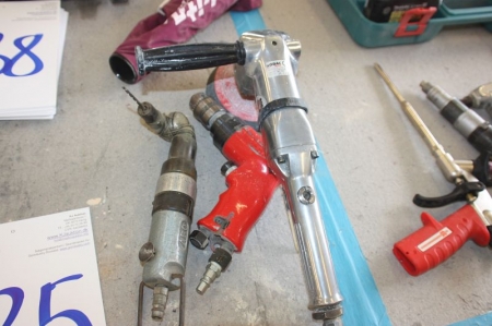 3 air tools. Rodak cup grinder + drilling machine + drill angle head.