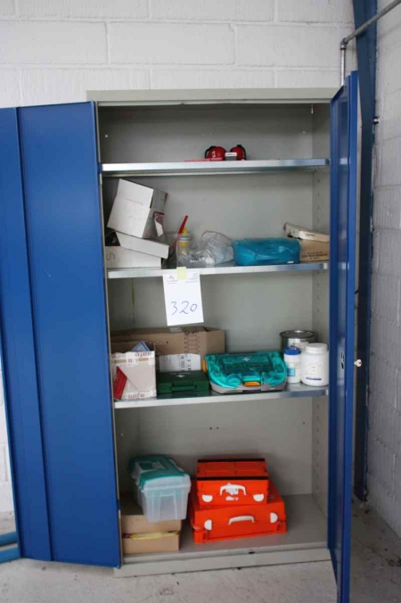 Tool cabinet with key. Contents not included