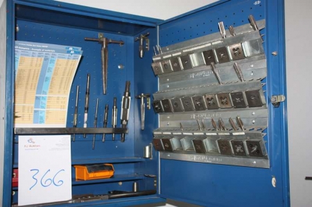 Tool Cabinet with various threading tools