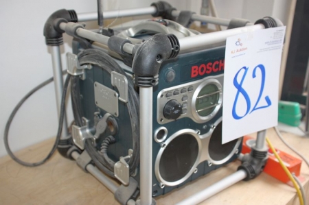 Bosch Work Radio + News radio wireless weather station
