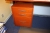 Corner Desk + chair + drawer + 6 shelf sections, including 4 with tambour door + fax: Brother 8070P