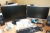 PC, Chieftec + fladskærm: Samsung SyncMaster 2443 + fladskærm, HP + webcam + Dual HDD Docking Station, ZalMan