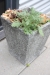 5 frost-resistant flower pots + bike rack
