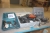 3 Power Tools. Makita heat gun + MultiMaster Triangle sander + Record Engraver with accessories.