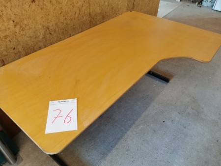 El-hæve og sænke skrivebord 180 cm bred  Bordplade 80 cm