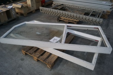 2 pc window sections B 91.5 cm H230.7 cm note 1 pc h 1 pc v