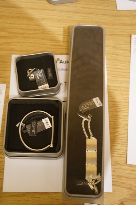 2 Stück Armband + Fingerring aus unbenutztem 925er Sterlingsilber von ESPRIT