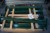 Pallet rack with 4 gables B 110 cm H 200 cm + 12 vans a 150 cm 2000 kg + 6 base plates
