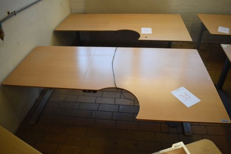 El hævesinkebord, afprøvet og ok 200x110 cm