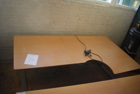 El hævesinkebord, afprøvet og ok 200x110 cm 