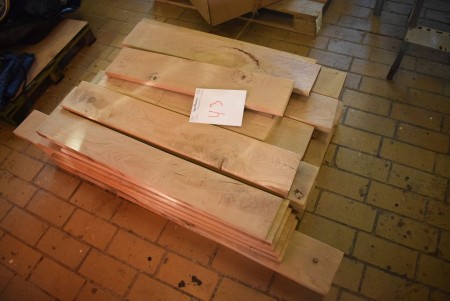 Oak wood planks 160x30mm in ass. str.