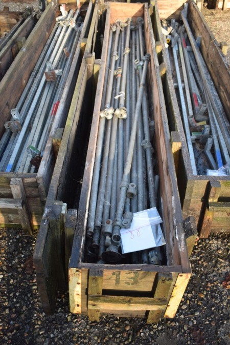 2 boxes of 1 inch galvanized iron pipe.