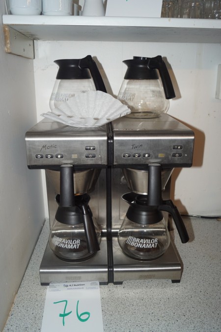 Bravilor Bonamat Twin Kaffemaskine + elkedel.