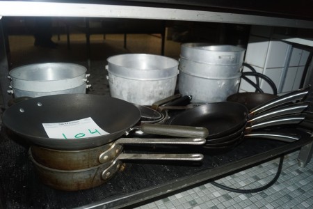 Large lot of pans as pictured