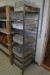 Stainless stand 57x53x180 cm with contents of Various Beer glasses.