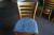 3 stk borde med 12 stole 120x80 cm + lille bord