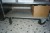 Rustfrit rullebord med indhold 107x54x95 cm