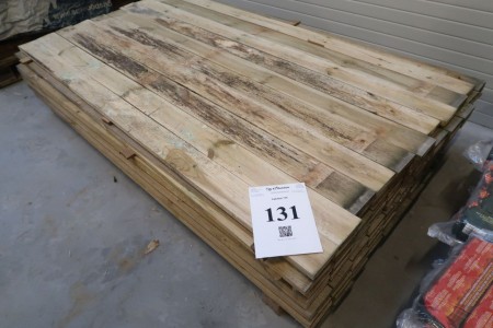 135 pcs. boards 19x100 mm, length 180 cm
