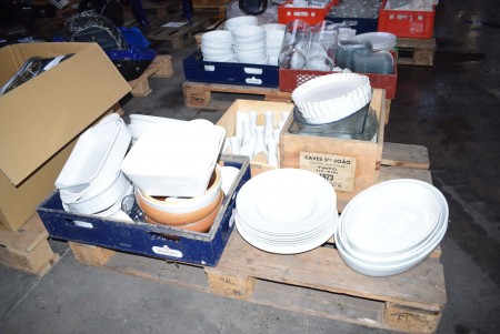Various porcelain, bowls, dishes etc.