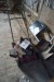 Lawn mower for spare parts + 2 garden tools