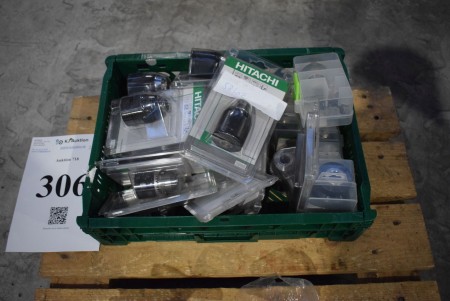 Various unused drill cartridges.