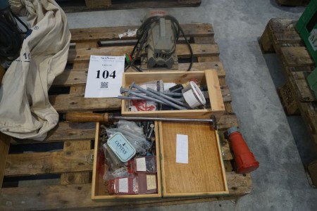 Power tools, etc. Brand: Leister. From Death estate after Hummel Flooring