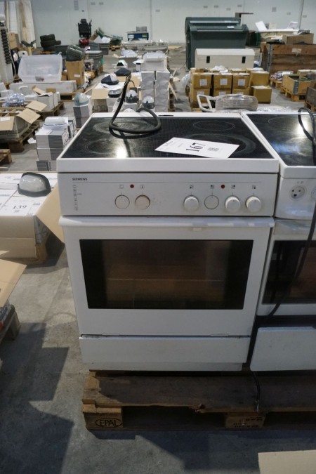 Siemens oven with stove. 60cm x 60cm x 86cm.