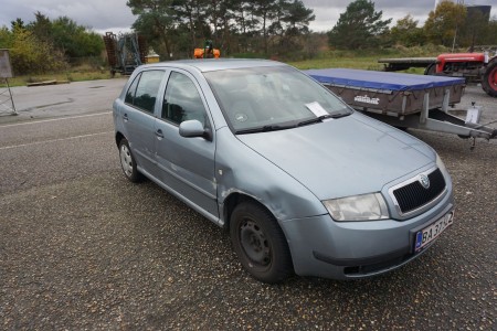 Skoda Fabia 1.4, vintage: 2002, petrol, reg no: BA37522, km: 148045, starter and driver. Notice damage to the page (see pictures)
