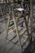 3 pieces. wooden ladders. From the bankruptcy estate of Egholm Painting Company