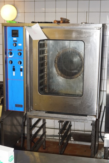 Giorik 10 plug-in industrial oven with Steam function 380 volts 16 amps. 98x80x165 cm